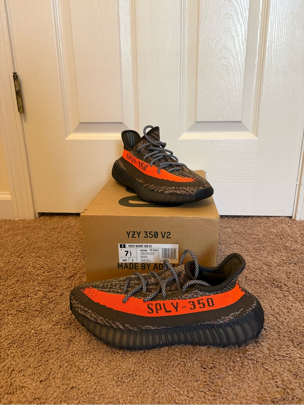 adidas YZY 350 V2 Box — Brown & Black Printing